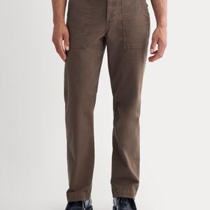 *BRAND NEW* Everlane Canvas Relaxed Pant in Brown size 34 x 32